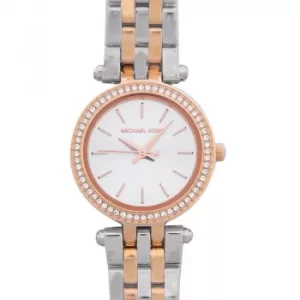 Petite Darci Silver Dial Two-tone Ladies Watch