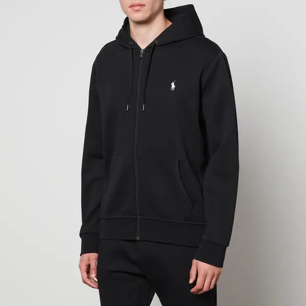 Polo Ralph Lauren Cotton-Blend Jersey Hoodie - L Black Hoodies and Sweatshirts male 710888282001 L