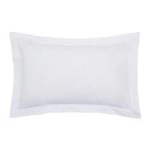 Bedeck of Belfast White Pima Cotton 200 Thread Count 'Nika' Oxford Pillow Case