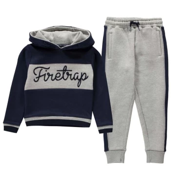 Firetrap 2 Piece Jogger Set Baby Boys - Navy/Blue