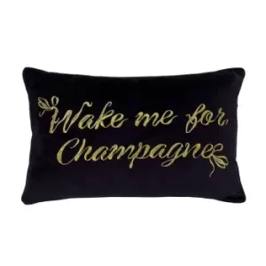 Ted Baker Ted B Wake Me Cushion 41 - Black