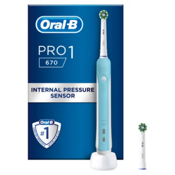 Oral-B Pro 1 670 Electric Toothbrush - Turquoise