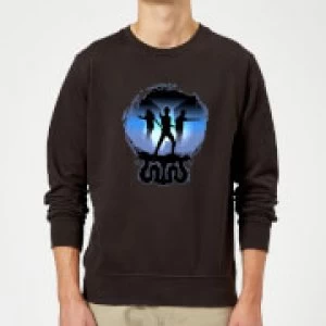 Harry Potter Silhouette Attack Sweatshirt - Black - S