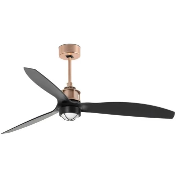 Faro JUST - LED Copper, Black Ceiling Fan, 3000K