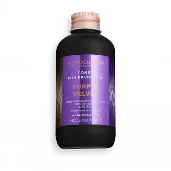 Revolution Hair Tones for Brunettes 150ml (Various Shades) - Purple Velvet