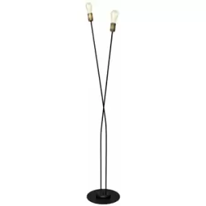 Helam Harvard Multi Arm Floor Lamp Black, Patina 30cm