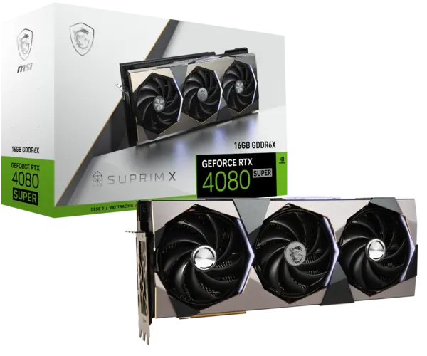 MSI GeForce RTX 4080 Super Suprim X 16G GDDR6X Graphics Card