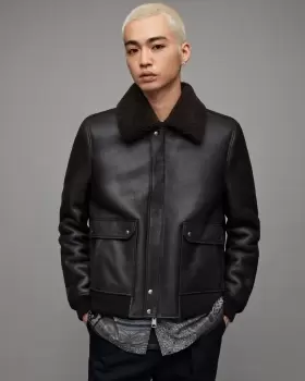 AllSaints Nolan Shearling Jacket