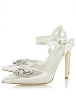 Dune London Bridal Commitment Heeled Shoes - Ivory