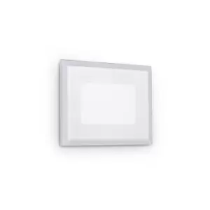 Ideal Lux LED Outdoor Recessed Wall Light White IP65, 3000K