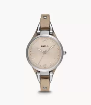 Fossil Women Georgia Bone Leather Watch