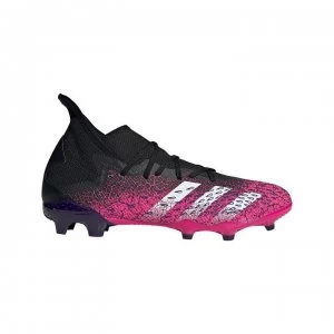 adidas Predator Freak .3 FG Football Boots - Black/ShockPink