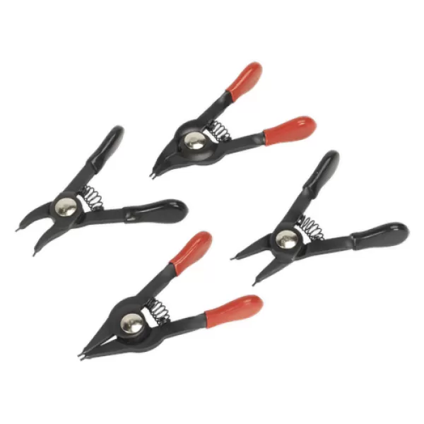 Genuine SEALEY AK8449 Mini Circlip Pliers Set 4pc