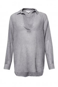 French Connection Stamos Patterned Top Grey