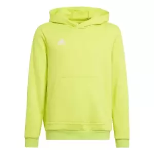 adidas Entrada 22 Sweat Hoodie Kids - Team Semi Sol Yellow