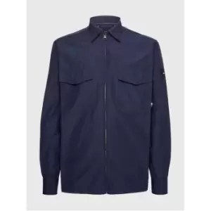 Tommy Hilfiger Paper Touch Overshirt - Blue