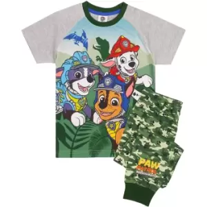 Paw Patrol Boys Roar-Some Rescue Dinosaur Pyjama Set (2-3 Years) (Green/Grey)