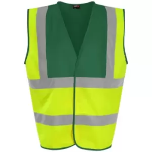 PRO RTX High Visibility Unisex Waistcoat (S) (Yellow/Paramedic Green)