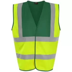 PRO RTX High Visibility Unisex Waistcoat (L) (Yellow/Paramedic Green)