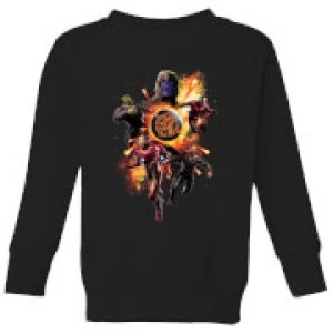 Avengers: Endgame Explosion Team Kids Sweatshirt - Black - 5-6 Years