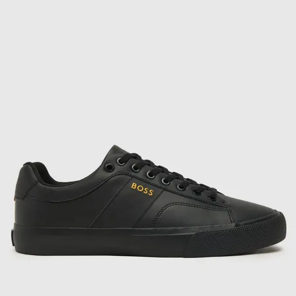 BOSS aiden tennis sneaker trainers in Black UK 7 (EU 41)