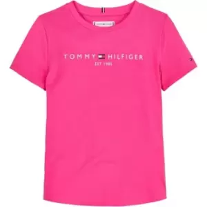 Tommy Hilfiger Junior Girls Essential T-Shirt - Pink