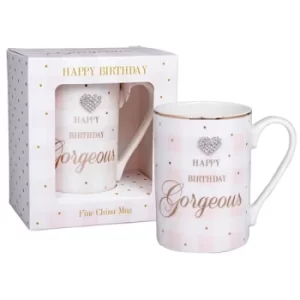 Mad Dots Birthday Mug Happy