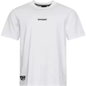 Superdry Micro Logo T Shirt - White