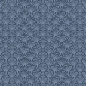 Superfresco Easy Blue Ecailles Gatsby Wallpaper - 10m