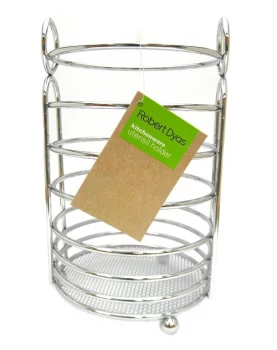 Robert Dyas Utensil Holder Round Wire Chrome Plated