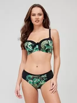 DORINA Kano Extra Light Padded Bikini Top, Green, Size 36D, Women