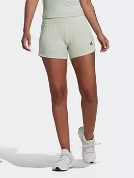 adidas Hiit Training Knit Shorts, Green, Size L, Women