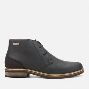 Barbour Mens Readhead Leather Chukka Boots - Black - UK 8