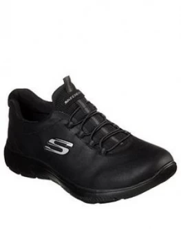 Skechers Summits Itz Bazik Trainers - Black, Size 6, Women