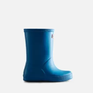 Hunter Kids First Classic Wellington Boots - Poolhouse Blue - UK 6 Toddler