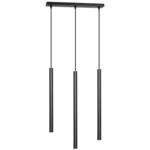 Emibig Selter Black Bar Pendant Ceiling Light 3x G9