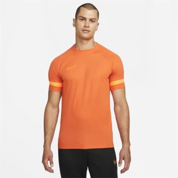 Nike Dri-FIT Academy Short-Sleeve Football Top Mens - Orange