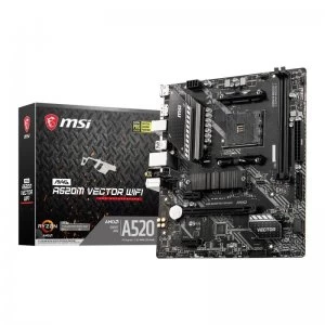 MSI MAG A520M Vector WiFi AMD Socket AM4 Motherboard