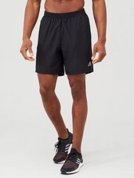 Adidas Run It 3S Shorts - Black