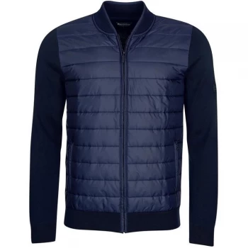 Barbour International Baffle Zip Through - Navy NY39