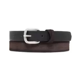 Timberland Womens/Ladies Casual Line Leather Belt (M) (Brown)