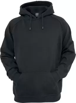 Urban Classics Blank Hoodie, Black, Male, Hoodies, TB014bk-XS