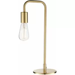 Modern Hangman Table Lamp Brass Industrial Metal Arm Bedside Desk Light Base