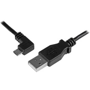 StarTech 2m 6ft Micro USB Left-Angle Charge and Sync Cable