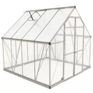 Palram - Canopia Balance 8 x 8ft Silver Greenhouse - Garden & Outdoor