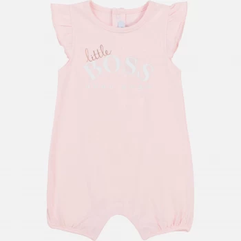 Hugo Boss Baby Girls All-in-One Romper - Pale Pink - 9-12 months