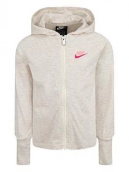 Nike Younger Girls Knit Jacket - Grey, Size 6-7 Years, Women