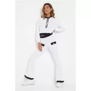 I Saw It First Black & White Premium Contrast Tracksuit - Black