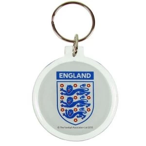 England FA Acrylic Crest Keyring