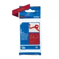 Brother TZe-RW54 P-touch Gold on Wine Red Ribbon Tape 24mm x 4m (Original)